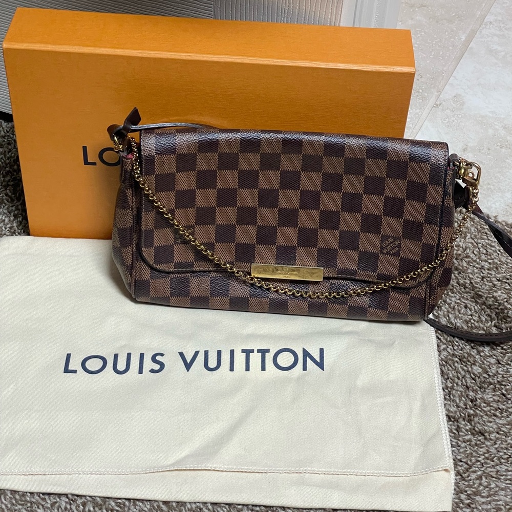 ‼️SOLD‼️Louis Vuitton Brown Favorite MM Crossbody Bag